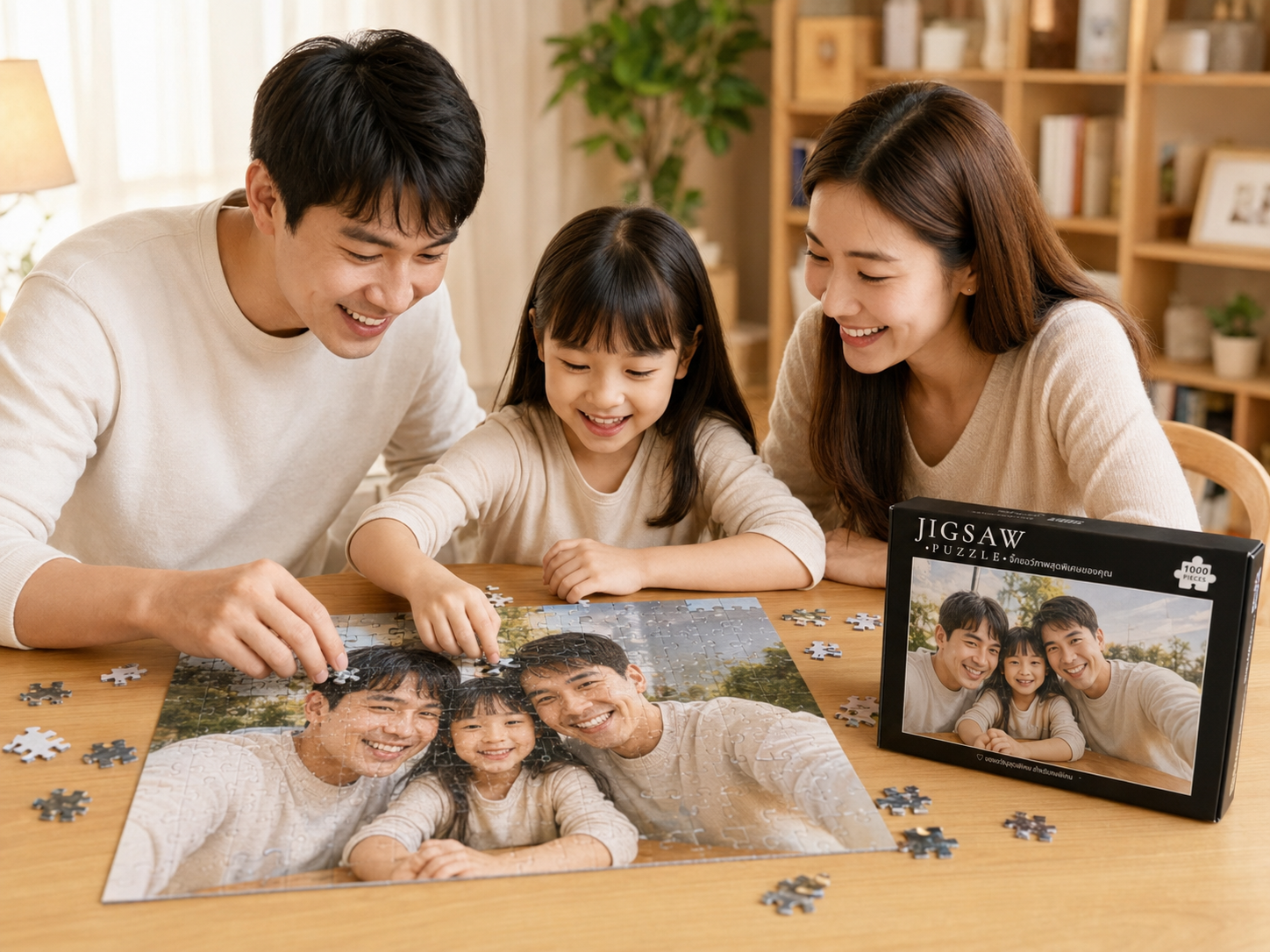 จิ๊กซอว์ภาพถ่ายสั่งทำ ผลิตในประเทศไทยจากรูปของคุณ